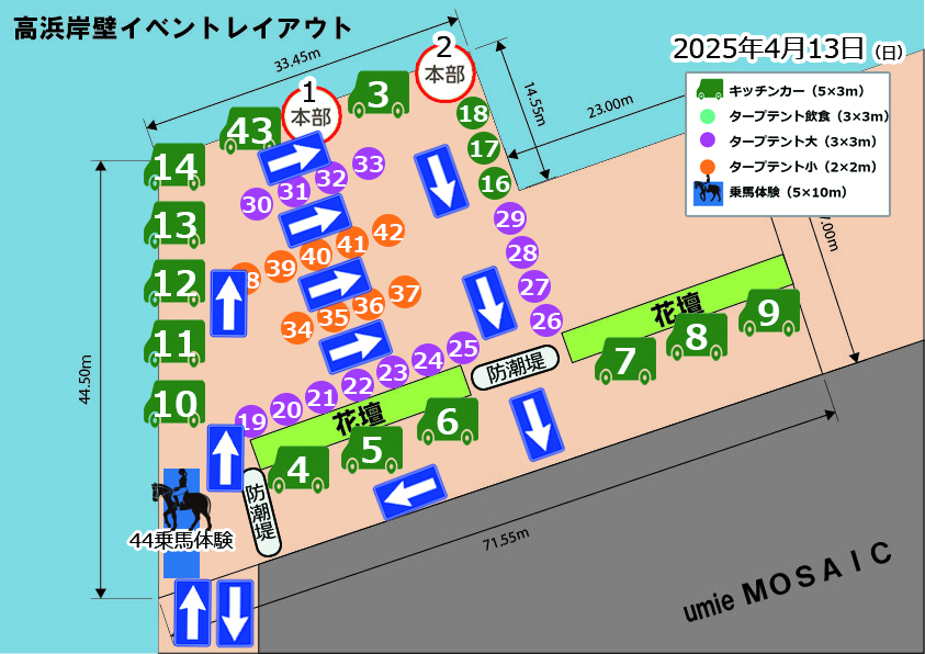 ハーバーランド搬入経路