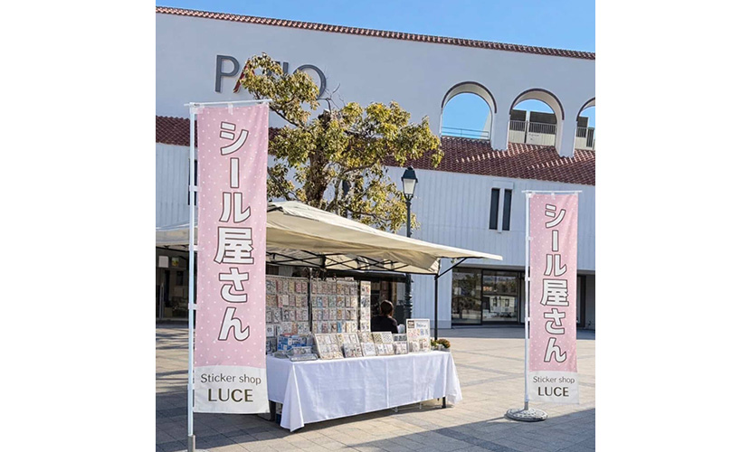 イベント出店 Sticker shop LUCE
